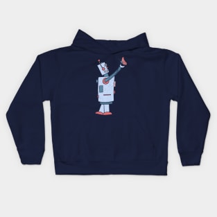 Robot with Butterfly Kids Hoodie